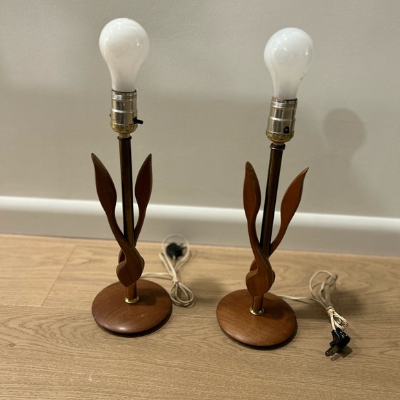Danish MCM set of table lamps - Picture 6 of 7